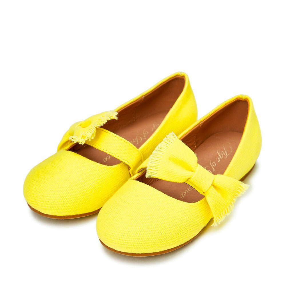 Yellow designer fashion shoes