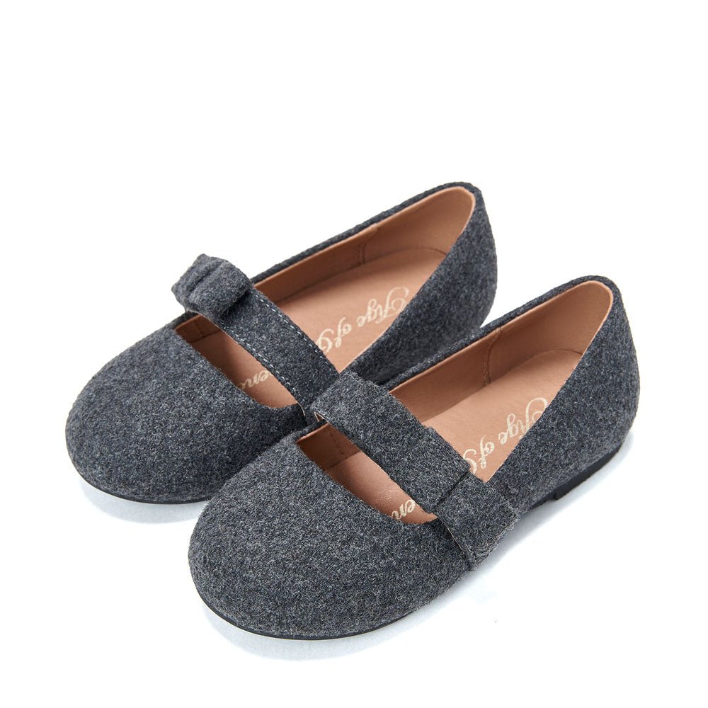 Girls grey pumps best sale