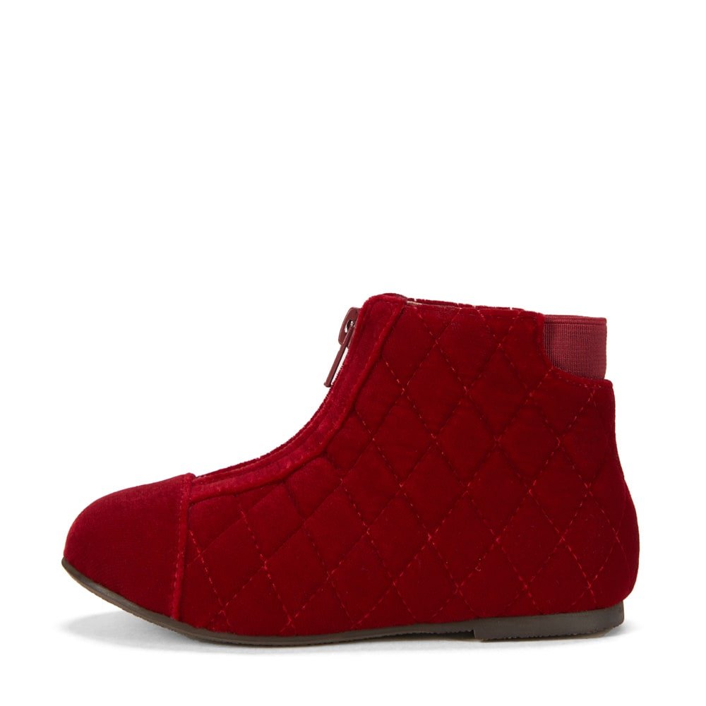 Red designer boots online