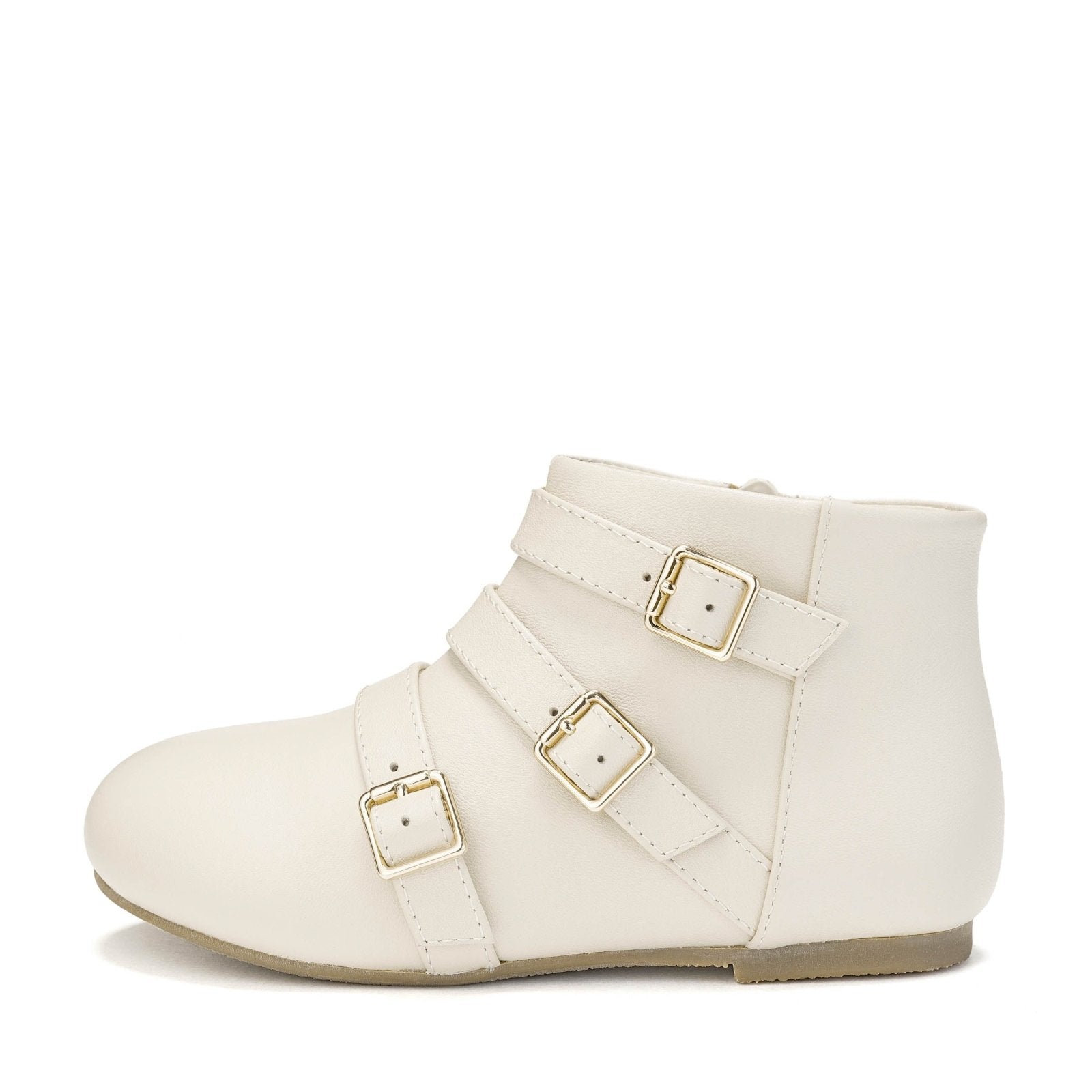 White fashion designer boots